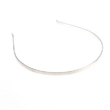 Pack of 10 5mm Silver Hair Band